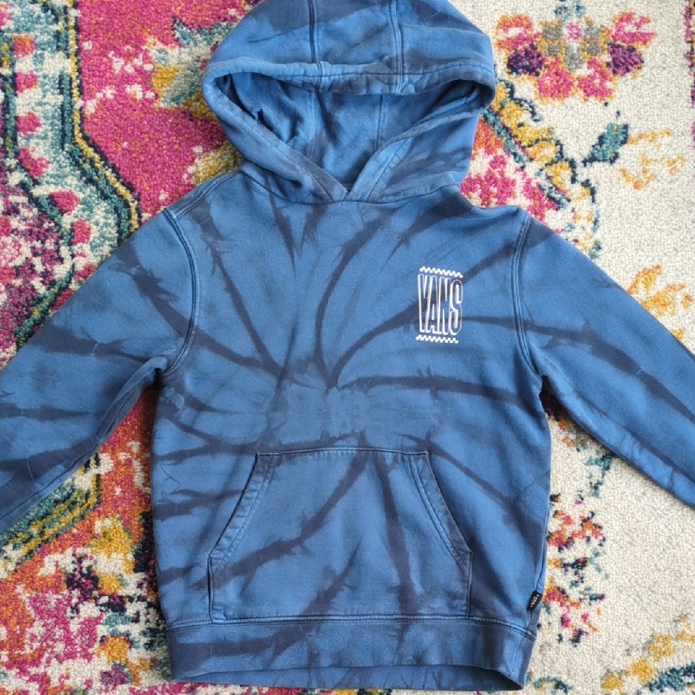 Vans Blue Spiral Tie-Dye Pullover Hoodie